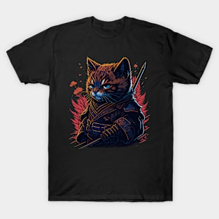 Kitten Samurai  VI T-Shirt